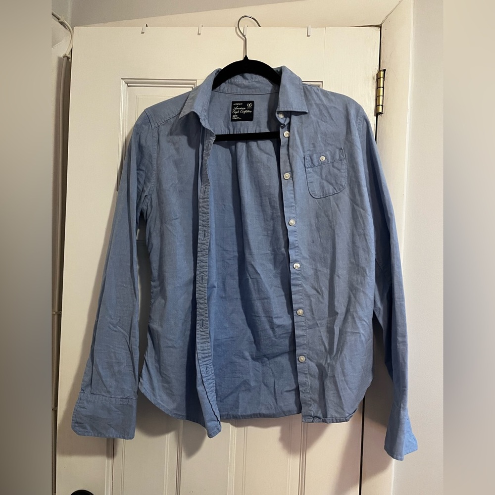 American Eagle Button Down Work or Uniform Shirt